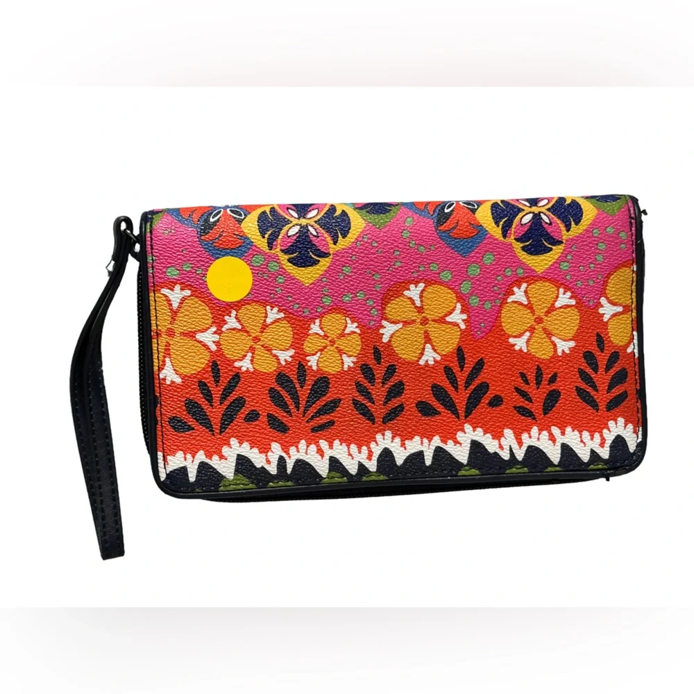 Vera Bradley Multicolor Floral Wristlet